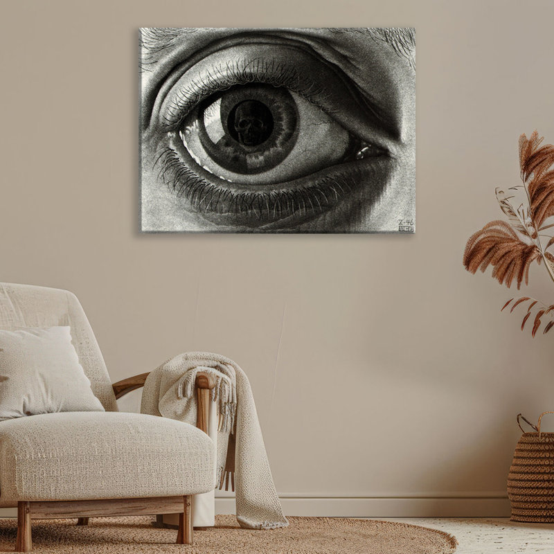 Toile tendue The Eye par M.C.Escher Gallery, H 28 po x l 40 po