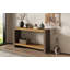 Console rétro Mirod - Design minimaliste classique avec placage de bois et finition vieillie
