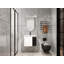 Meuble-lavabo mural en composite avec lavabo pratique en céramique-129469859