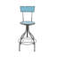 Nuri Swivel Adjustable Height Bar Stool-1812825264