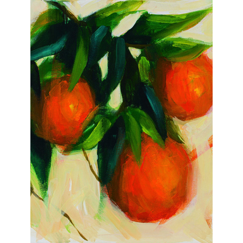 " Oranges ", 12" W x 16" H