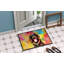 Paillasson chocolat Labrador Hippie Dawg-765627913