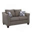 Causeuse gris anthracite avec coussins Tatum