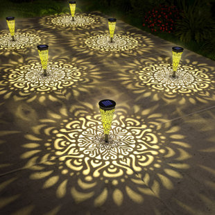 Ensemble de 6 lumières solaires pour le jardin