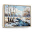 Birch Woods Winter Whispers IV - arbre, art mural Birch-349454633-349454646