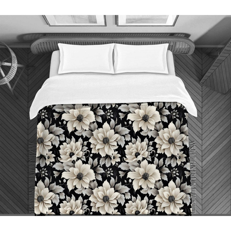 Édredon floral Anouar, Édredon simple