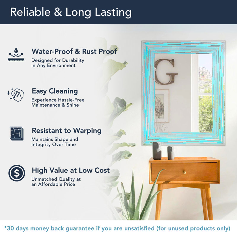Miroir d'appoint mural, Vert