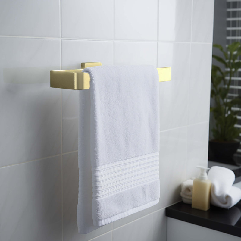 Blaze 9.7'' 1 Wall Towel Bar, Or brossé
