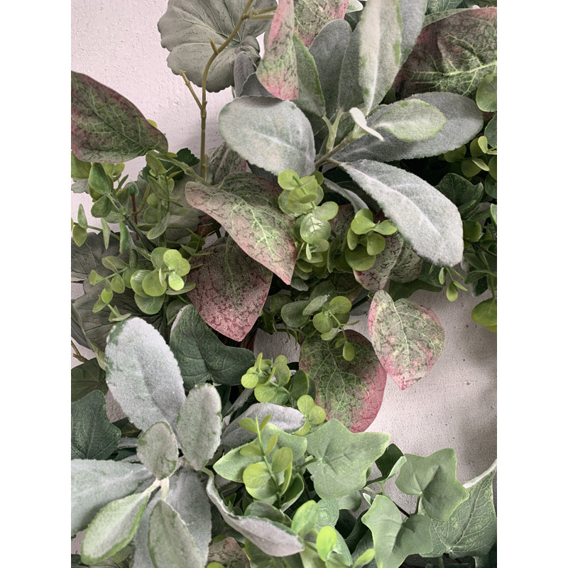 Grande couronne de verdure 26 po pour porte d'entrée