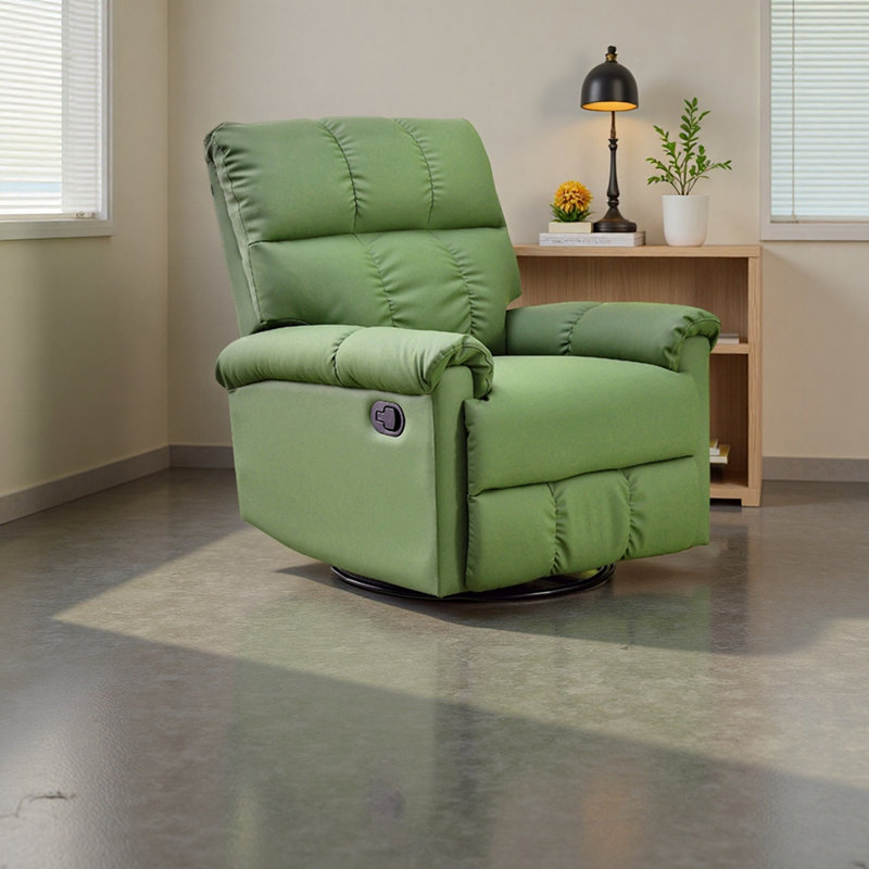 Fauteuil inclinable de luxe ergonomique avec pivot, Vert