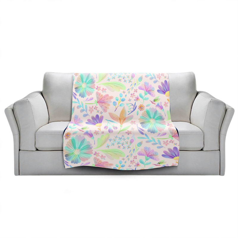 Couverture , 51 po x 60 po, Blanc