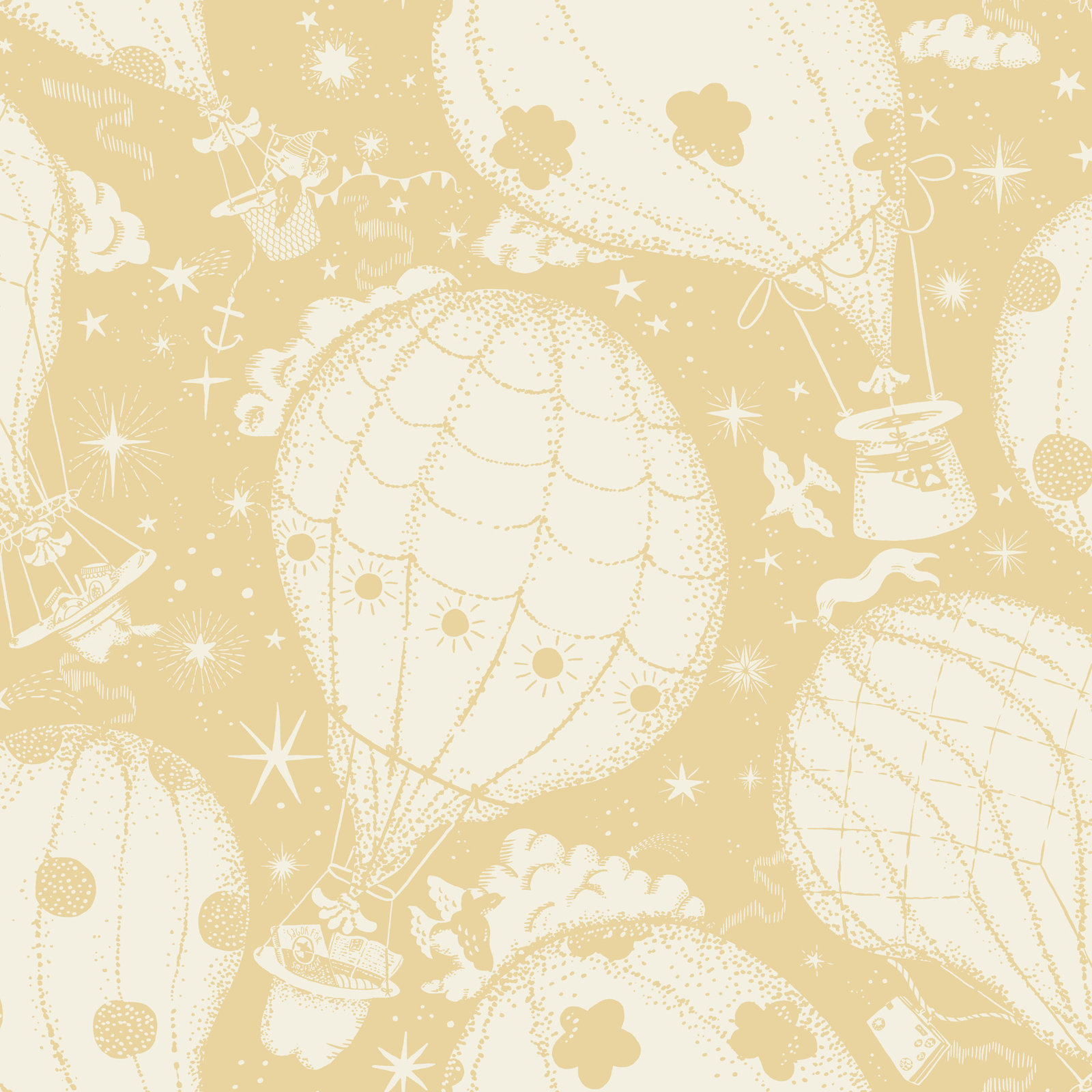 Wallpaper Double Roll, Yellow