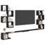  Wall-Mounted TV Shelf with Shelf with Storage Engineered Wood Shelves-1187502025