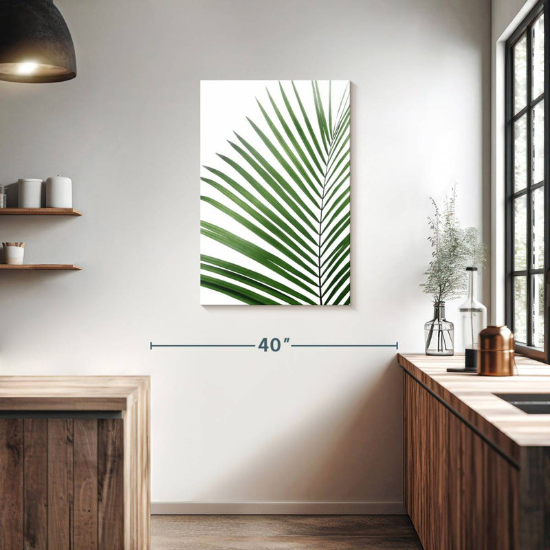 Harnek Green Palm Leaf, 36" H x 24" W