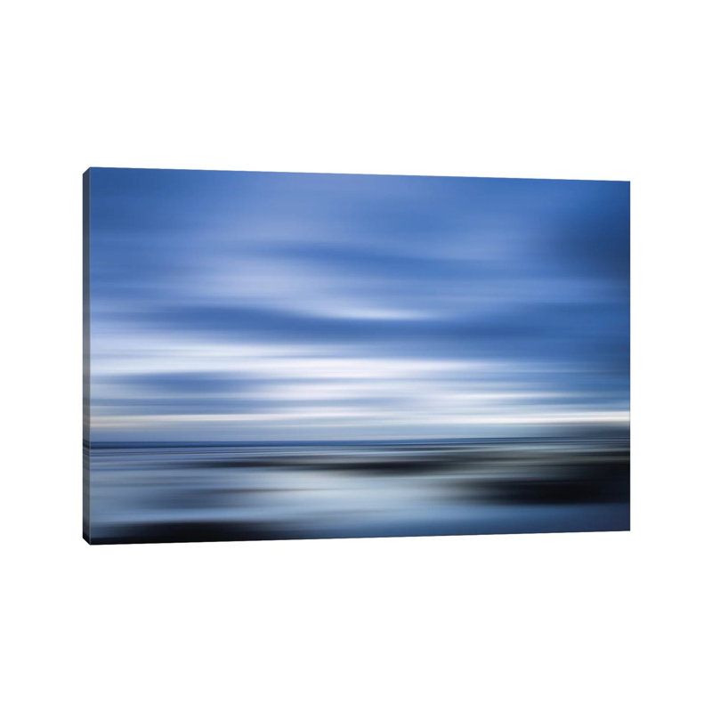 Blue by PI Studio - Wrapped Canvas Painting, 20.32 cm H x 30.48 cm W