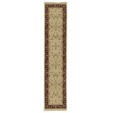 Elegance Oriental Area Rug in Ivory/Wine/Beige