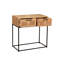 Surrender 80cm Solid Wood Top Console Table