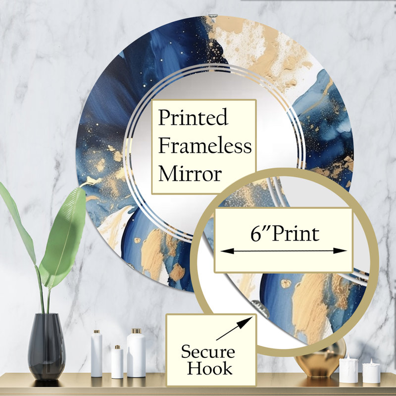 Miroir mural Guarani, 32 po x 32 po