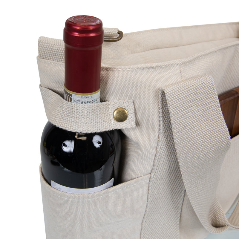 Sac fourre-tout isotherme avec pique-nique Temecula, Blanc
