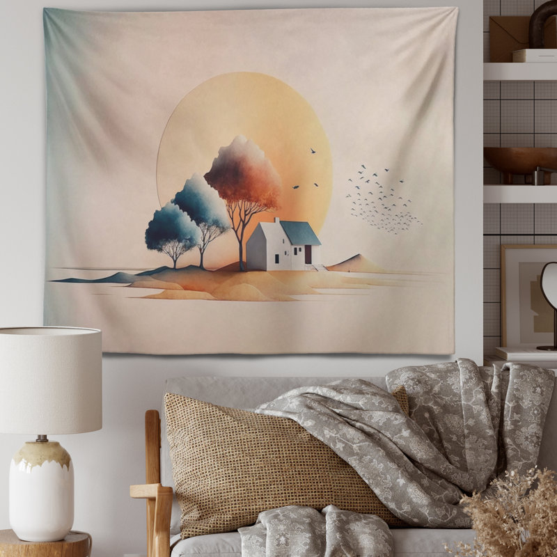 Polyester Tapestry, 32" H x 39" W