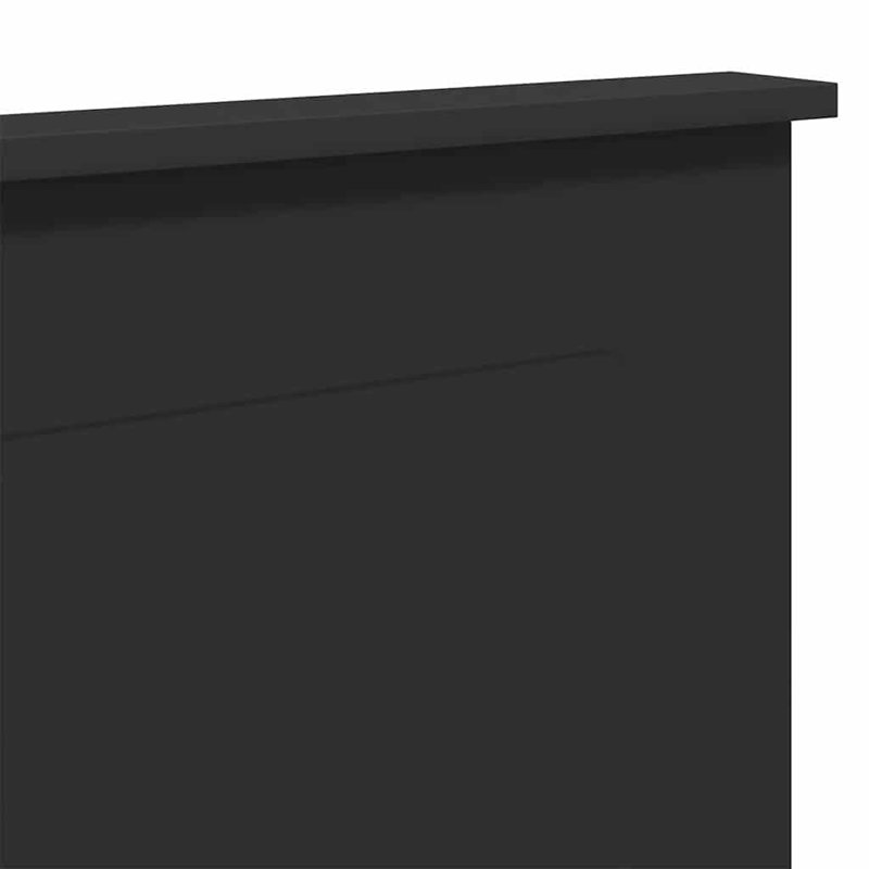 Headboard, EU Double - 135 x 200 cm, Black Oak