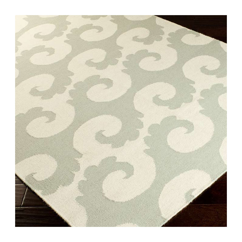 Byington Wool Geometric Indoor Rug, Rectangle 2' x 3'