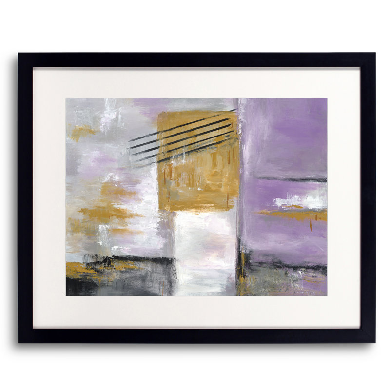 Royal Energy Print by Lisa Daniels, Black Framed Paper, 21.25" H x 17.25" W