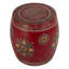 Imani 17" W Round Iron Drum Side Table