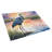 Blue Heron Setting Sun Glass Cutting Board