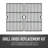 Permasteel 16.5'' W x 11.25'' D Steel Grill Grate