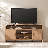 Elegant Curved TV Stand With Hidden Storage For Tvs Up To 65"-1702811136