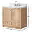 Meuble-lavabo de salle de bain Aula avec comptoir en quartz blanc Thassos de 2 po-1591113614-1587004615