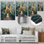Beige vert, château de conte de fées, salon d'art mural châteaux-1997244368-1997244374