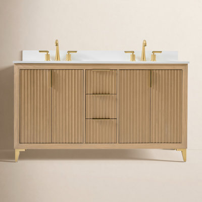 Turlington Oak Single Bathroom Vanity
