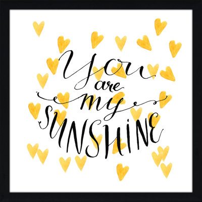 « you are my soleil », art textuel encadré