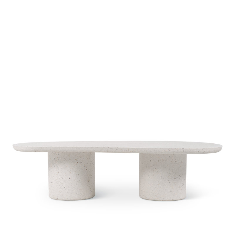 Vogel Coffee Table Dark Grey, Ivory Terrazzo