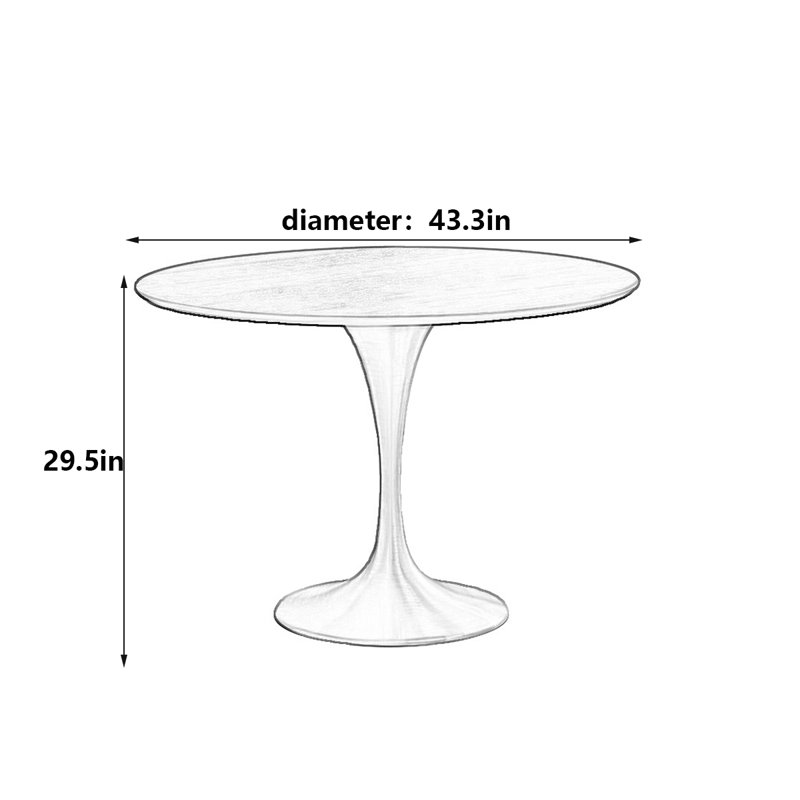Lynetta, 29.5"H x 43.3"L x 43.3"W