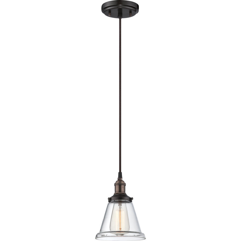 Lewandowski 1 - Light Single Pendant, Rustic Bronze