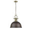 Luminaire suspendu en forme de dôme 1 lumière Alethia-70994122-70994127