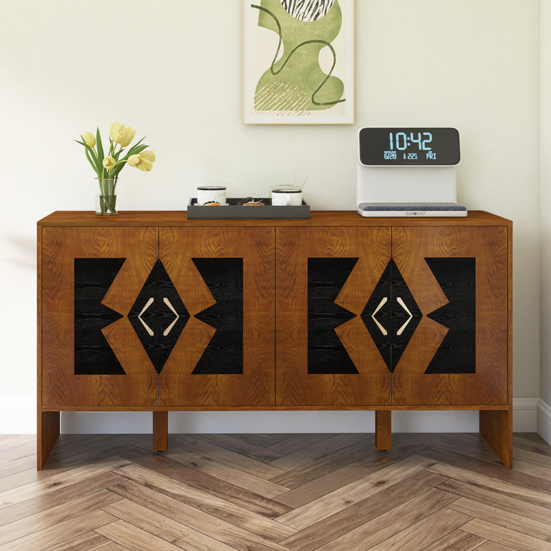 Buffet 60 "Mid Century, Brun