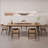Tan Rectangular Solid Wood Butterfly Leaf Dining Table-1506167643