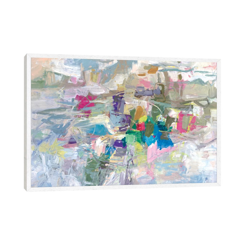 Pink Pixie by Jodi Maas - Painting on Canvas, White Framed, 66.04 cm H x 45.72 cm W