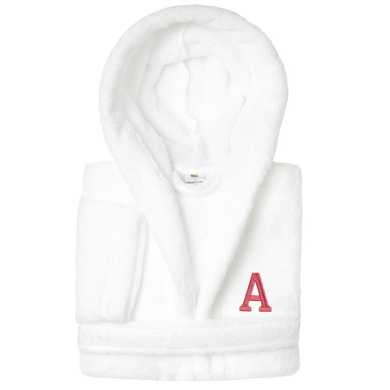 Peignoir à capuche double 100% polyester personnalisé, S, A, Rouge