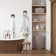 Rustic Farmhouse Wall Mounted Towel Hook Set - 2 Robe Hooks