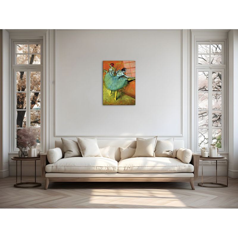 Dancer at the bar 1 By Degas Edgar 80cm H X 60cm W CrystalArt Material Acrylic Glass Effect, Frameless Panel Lightweight Ready to Hang