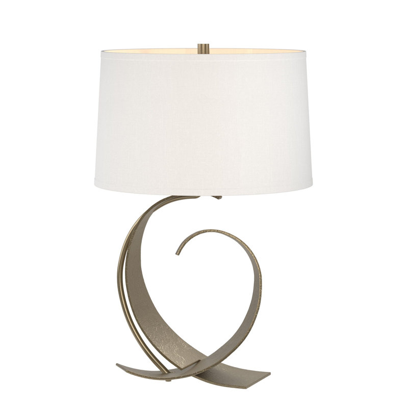Fullered 22.1'' Table Lamp, Soft Gold, Natural Anna