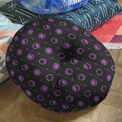Noira Gothard Geometric Reversible Throw Pillow