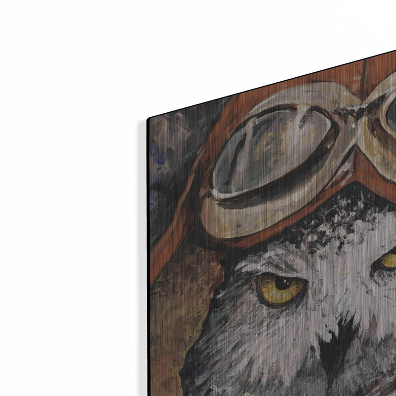 «On the Prowl» par Kamdon Kreations, art mural en métal, H 12 po x l 12 po