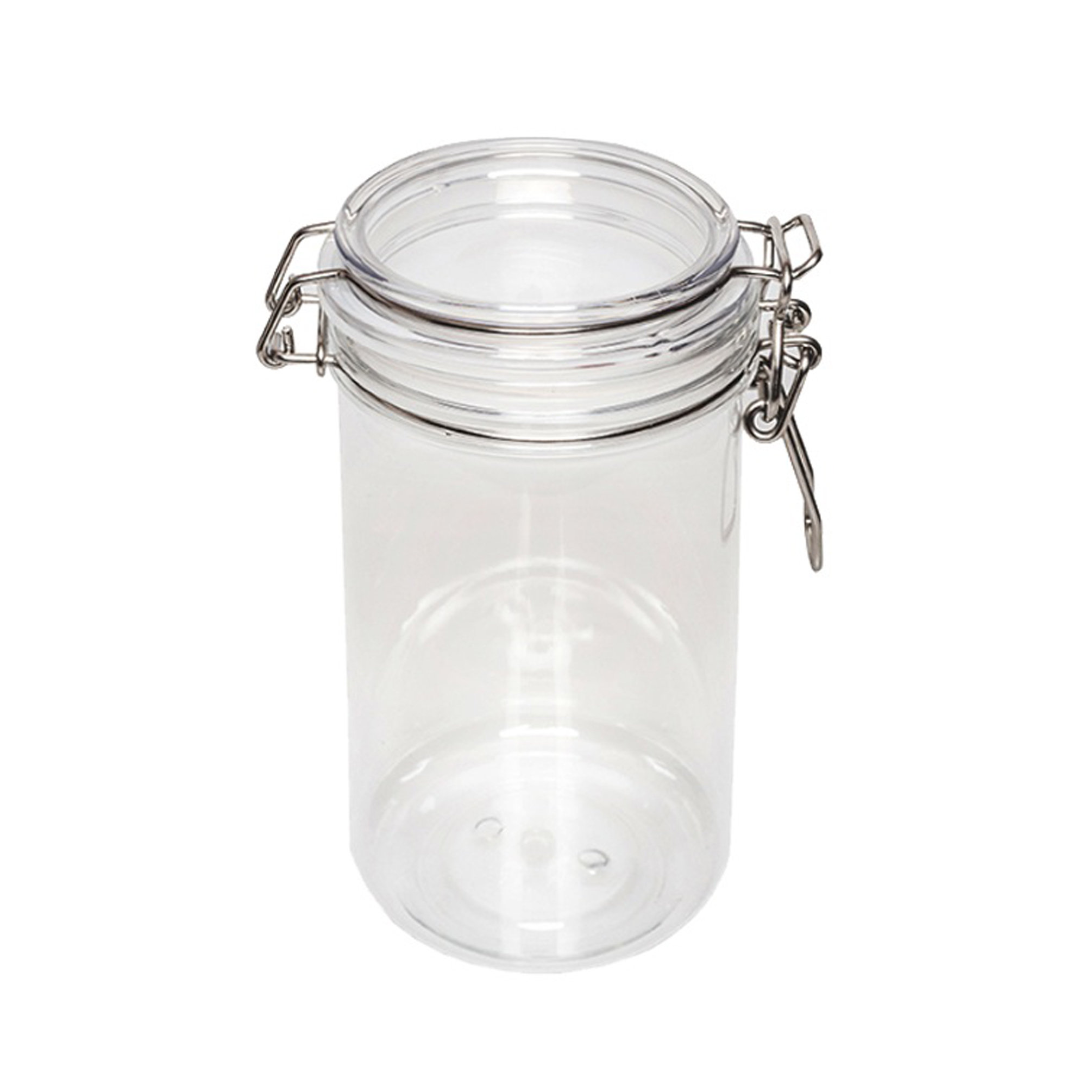 Kitchen Jars With Airtight Clip Lids Set Of 4 1500ml