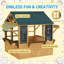 Kids Cottage, maisonnette d'extérieur en bois